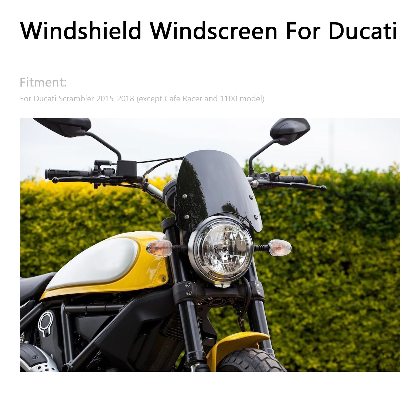 Artudatech Motociklu Vējstikla Vēja Defector Aizsardzības Ducati Scrambler 400 800 2016 2017 2018 Piederumi