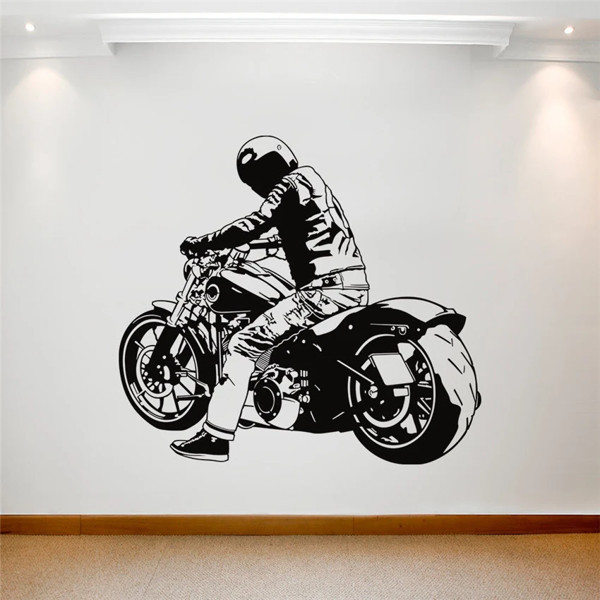 Atdzist off-road motociklu sienas uzlīmes bērnu istabai sienu apdare decal sienas mākslas decal Mākslas Dekori Mājas Dekoru MY591