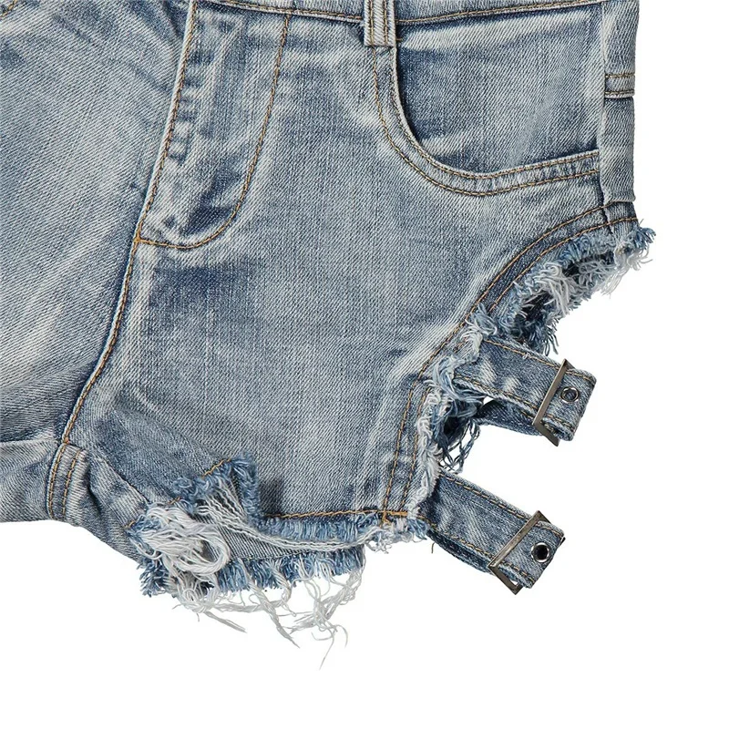 Augsta vidukļa Sexy Sieviešu džinsi džinsa bikses 2018. gada Vasaras mežģīnes-up Dāmas Skinny džinsa kokvilnas izsisto caurumu super īsi džinsi Meitenēm