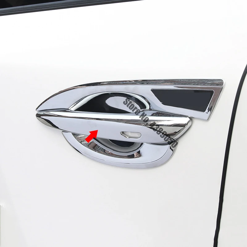 Augstas Kvalitātes ABS Chrome Priekš Mazda CX-30 CX30 2020. gadam, Auto Piederumi Ārējie Durvju Rokturi Greifers Vāciņš Melns, Uzlīmes Car styling 4gab