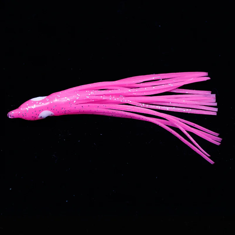Bezmaksas piegāde 100gab/ daudz jauktu krāsu 9.5 cm 2g mazo mīksto lure Kalmārs Svārki Zvejas Vilinājums Jūras Astoņkājis Ēsmas Zivju makšķerēšana
