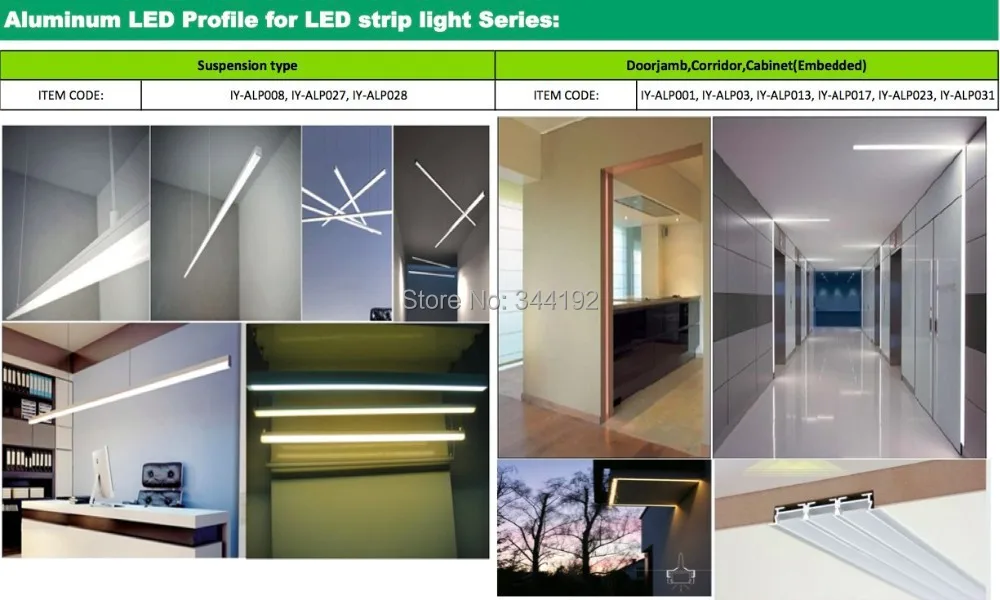 Bezmaksas Piegāde Alumīnija Profils LED Lentes Piederumi 1M/Gab 10M/Daudz