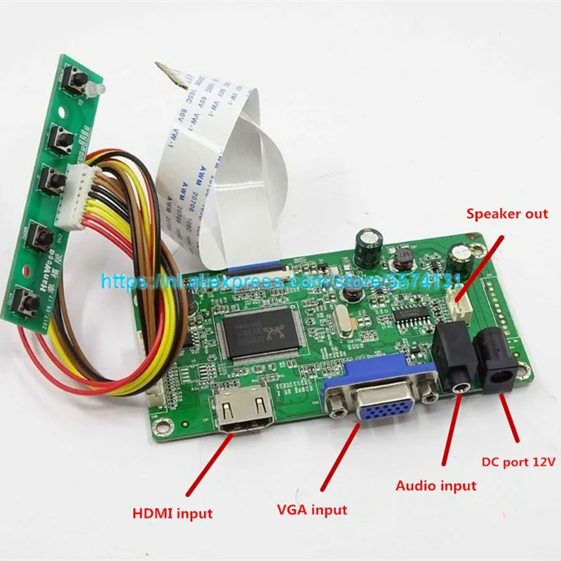 Bezmaksas piegāde komplektu NV125FHM-N51 NE140FHM-N61 G116HAN01.0 N133HSE-EA1 HDMI + VGA LCD LED LVDS, EDP Kontrolieris Valdes Vadītāja