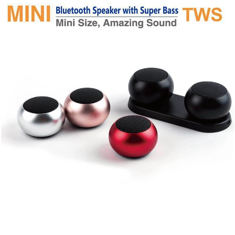Bluetooth Skaļruņa Uzlādējamais Bezvadu Mini Portatīvo Gudru Runātāju Super Bass Pārsteidzošu Skaņas MP3 Mūzikas Atskaņotājs Stabilāku Skaļrunis