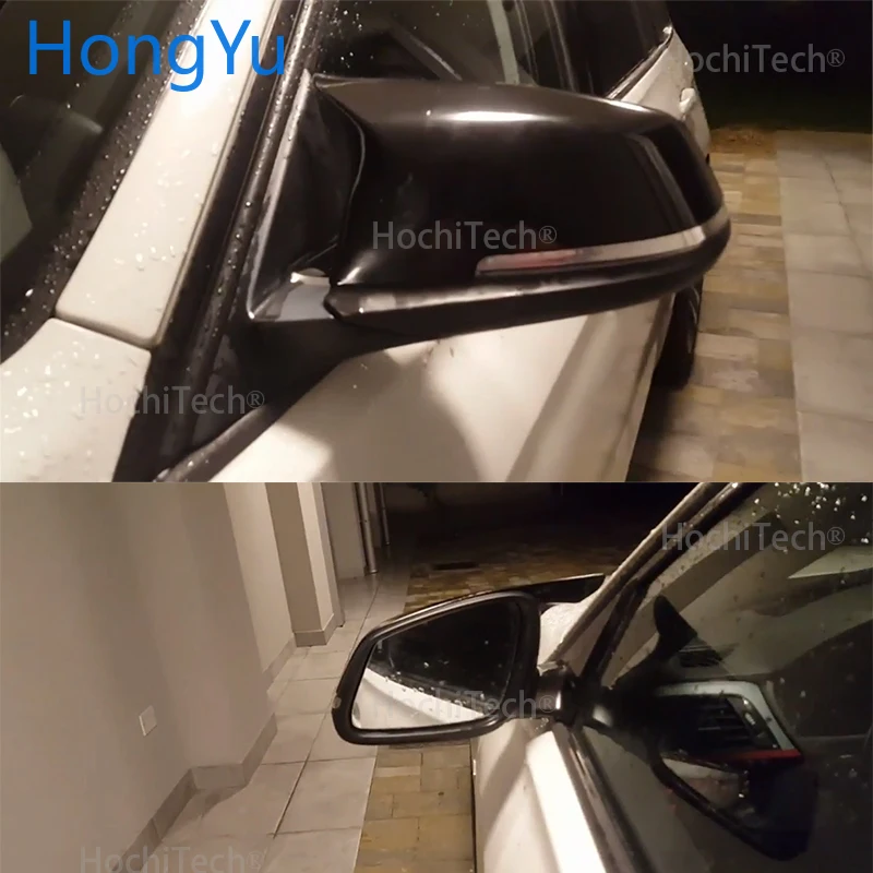 BMW 3. Sērijas F30 F31 Sedans & Touring 2012-up Aizstāt oriģinālo auto spoguļa vāciņš M4 izskats spilgti melnā spoguļa vāciņš
