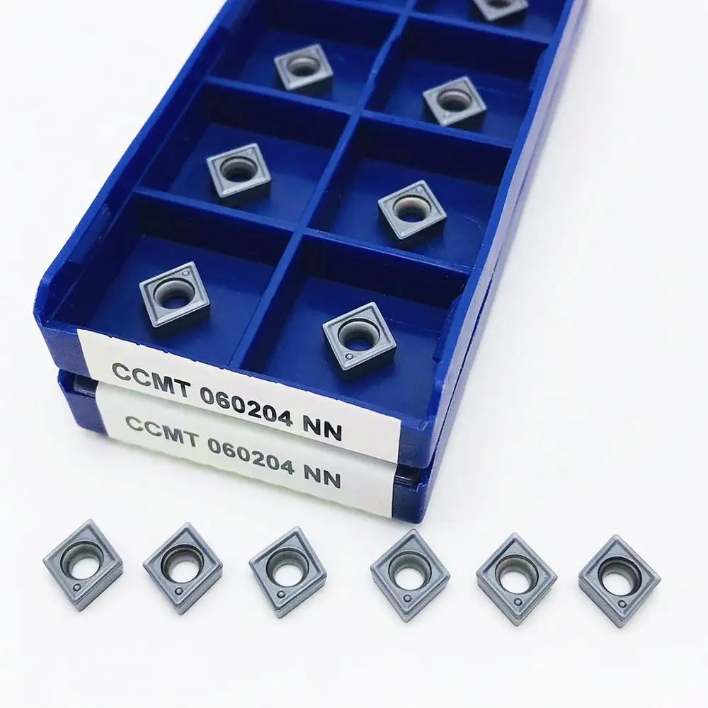 CCMT060204 NN LT10 iekšējo caurumu pagrieziena rīks karbīda ielikt CNC apstrādes CCMT 060204 virpas instrumentu daļas CCMT pagrieziena ievietot