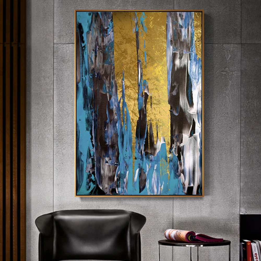 DDHH Dažādas Krāsas Abstraktu Attēlu pie Sienas Mākslas Eļļas Glezna uz Audekla Drukāt Uz dzīvojamo Istabu Mājas Dekoru Bez Rāmja