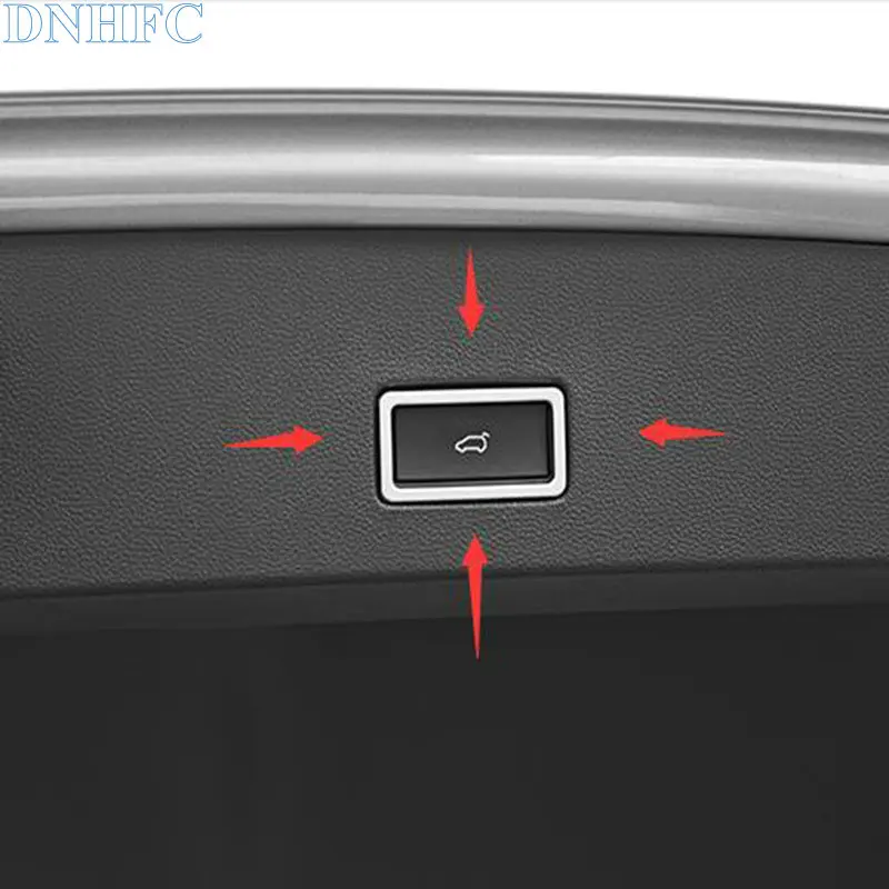DNHFC slēdža pogu automašīnas bagāžnieka ir dekorēts ar spilgti rāmis Volkswagen T-ROC T ROC 2018 Piederumi