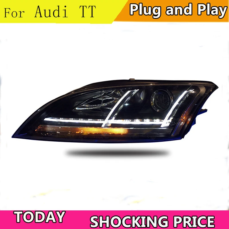 Doxa Auto Stils Audi TT lukturu 2006-led lukturu TT Lukturu Lampas ar dinamisku pagrieziena signāla