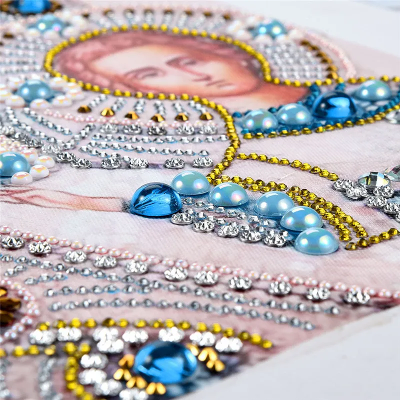 Dāvanu DIY 5D diy īpašas formas Dimanta Izšuvumi Reliģijas Dimanta Krāsošana Reliģisko Portrets Cross Stitch Rokdarbi