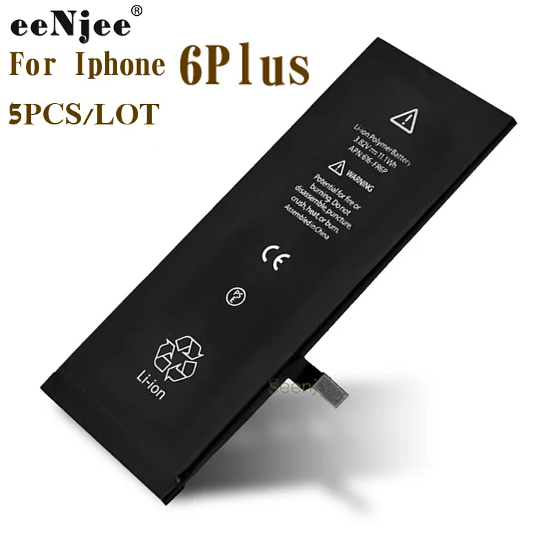 EENJEE 5gab Tālruņa Akumulatora Iphone 6Plus 6 Plus 3.8 V 2915mah ORG Qlty Testa 0 cikla Rezerves Daļas, Remonts