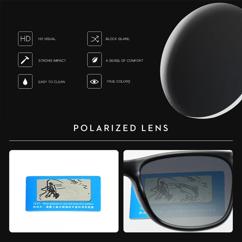 FUQIAN Modes TR90 Polarizētās Saulesbrilles, Vīriešu Klasisko Laukumā, Sieviešu, Saules Brilles Ultra Light Unisex Braukšanas Brilles UV400