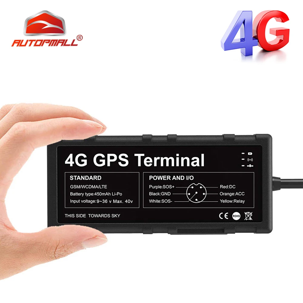 GPS Auto Tracker Reālā Izsekošanas Transportlīdzekļa atrašanās vietas GV40 GPS 4G Tīkla LBS Tālvadības nogriezts naftas Ūdensizturīgs Vairākas Signalizācija