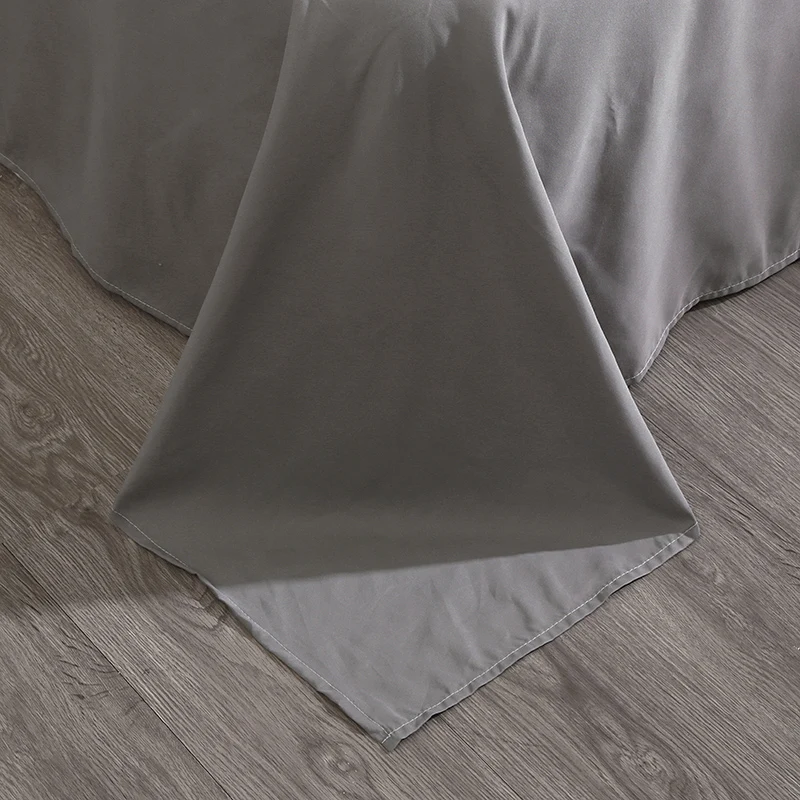 Gultas Komplekts Modes sega sedz palagu Spilvendrāna Laukumā svītras Mājas tekstila melns Balts Pelēks kombinācija, gultasveļa