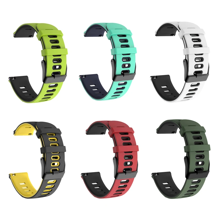 Hit krāsu Silikona Watchbands par Garmin Priekštecis 245 645 Vivoactive 3 Vivomove AP Skatīties Siksnu Garmin Venu GarminMove Band