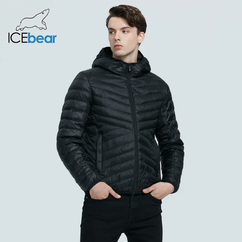 ICEbear 2020. gada rudens/Ziemas Jauniem Produktiem, Vīriešu Žaketes Augstas kvalitātes Vīriešu Īss Mētelis Fashion Vīriešu Apģērbu MWD20863D