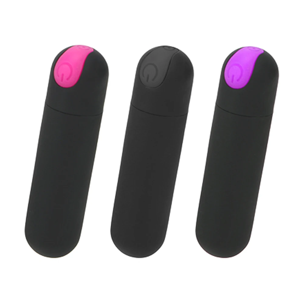 IKOKY 10 Ātrumu Mini Bullet Vibrators, USB Uzlādējams G-spot Massager Spēcīgs Pirkstu Dizains Spēcīgu Vibrāciju Seksa Rotaļlietas Sievietēm