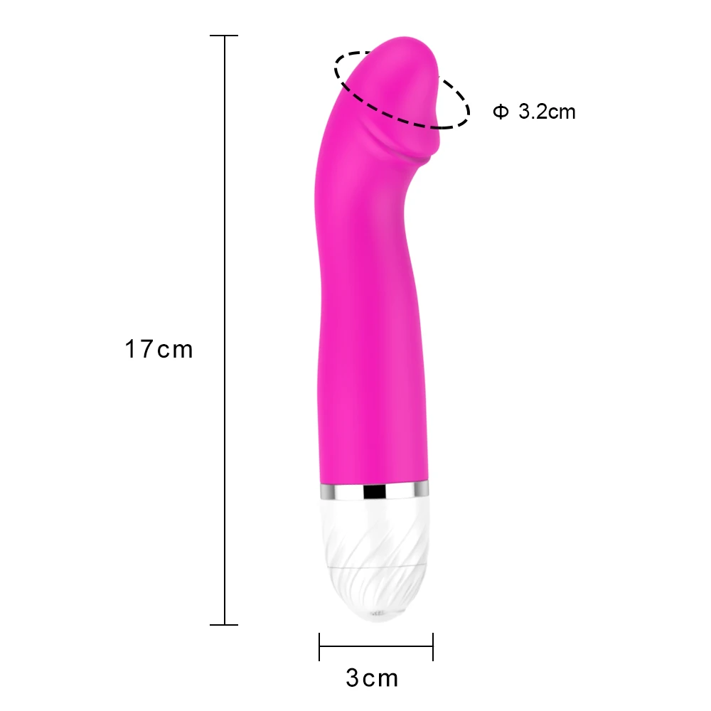 IKOKY G-spot Stimulēt Dildo Vibrators Sievietes Maksts Klitora Massager Silikona Spēcīgu Vibrāciju AV Stick Seksa Rotaļlietas Sievietēm