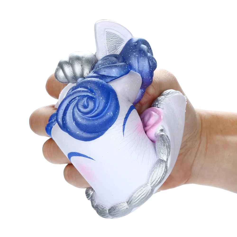 Izspiest mīksto Squishies Galaxy Unicorn Kūka Rotaļlietas Lēni Pieaug Augļu Smaržu Stress Atvieglojums, Rotaļlietas Jautra Dāvana Z0325