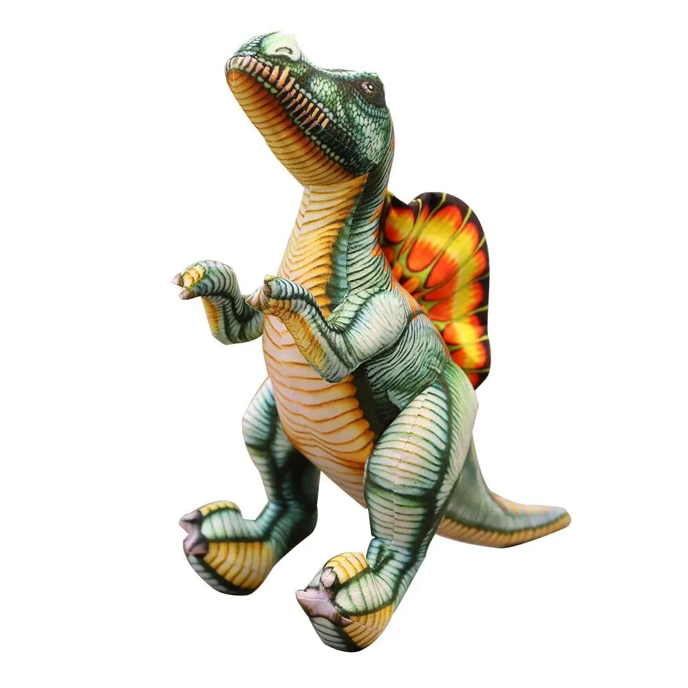 Jauku 40cm-100cm Jaunu Dinozauru Plīša Rotaļlietas Pildījumu Dzīvnieku Pūķis Lelle Spinosaurus Bērniem Spilgti Spilvens Bērniem Dzimšanas dienas Dāvana