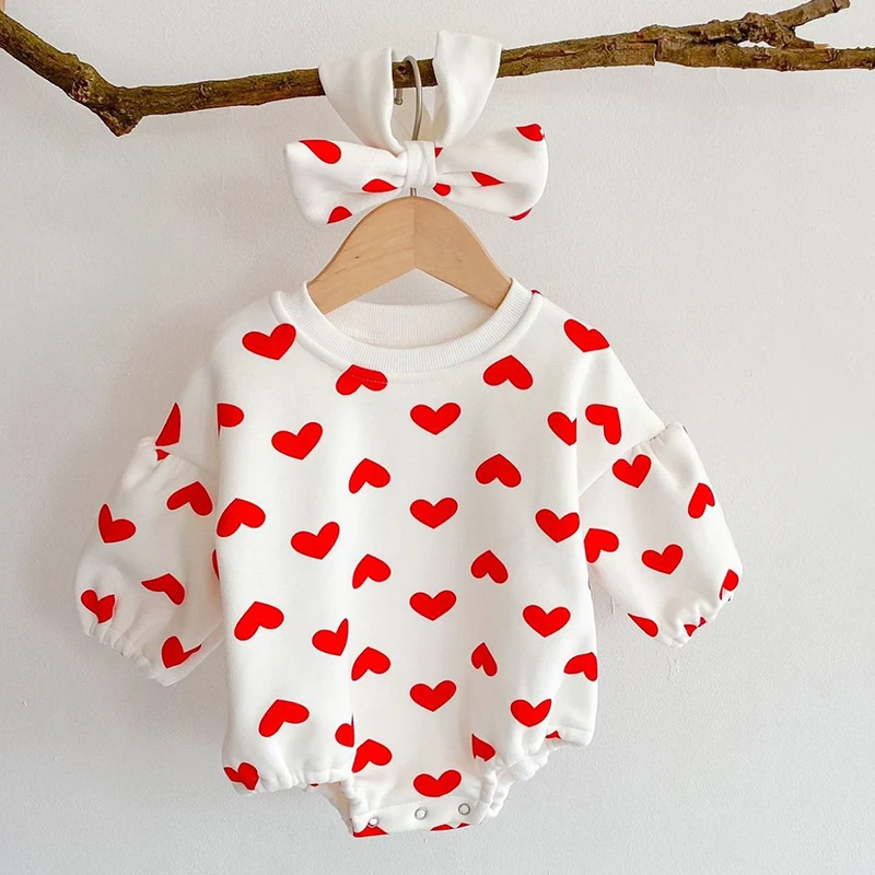 Jaunajā 2020. Gada Rudenī Toddler Apģērbu Baby Meitenes Mīloša Sirds Kombinezonus Bērniem, Zīdaiņu Apģērbs Toddler Bērnu Kombinezonus Meitenei