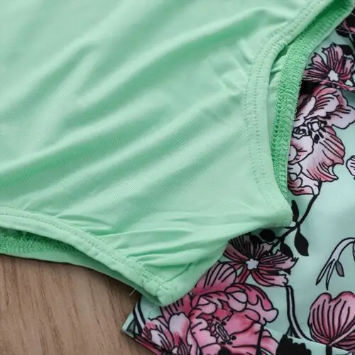 Jaundzimušais Mazulis Baby Girl Apģērbu Jumpsuit Romper + Ziedu Šorti Ikdienas Tērpiem Komplekts