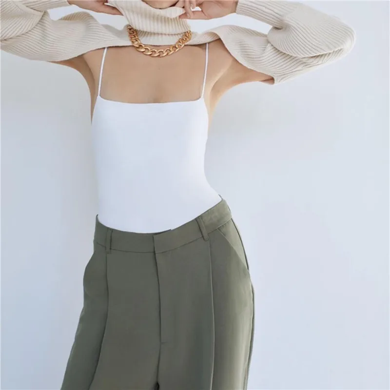 Jauno Radošo Ｗomen Augstu Uzrullētu Apkakli Un Seksīgu Īss Džemperis 2020. Gadam Modes Dāmas Pilnu Piedurknēm, Elegants Sieviešu Streetwear