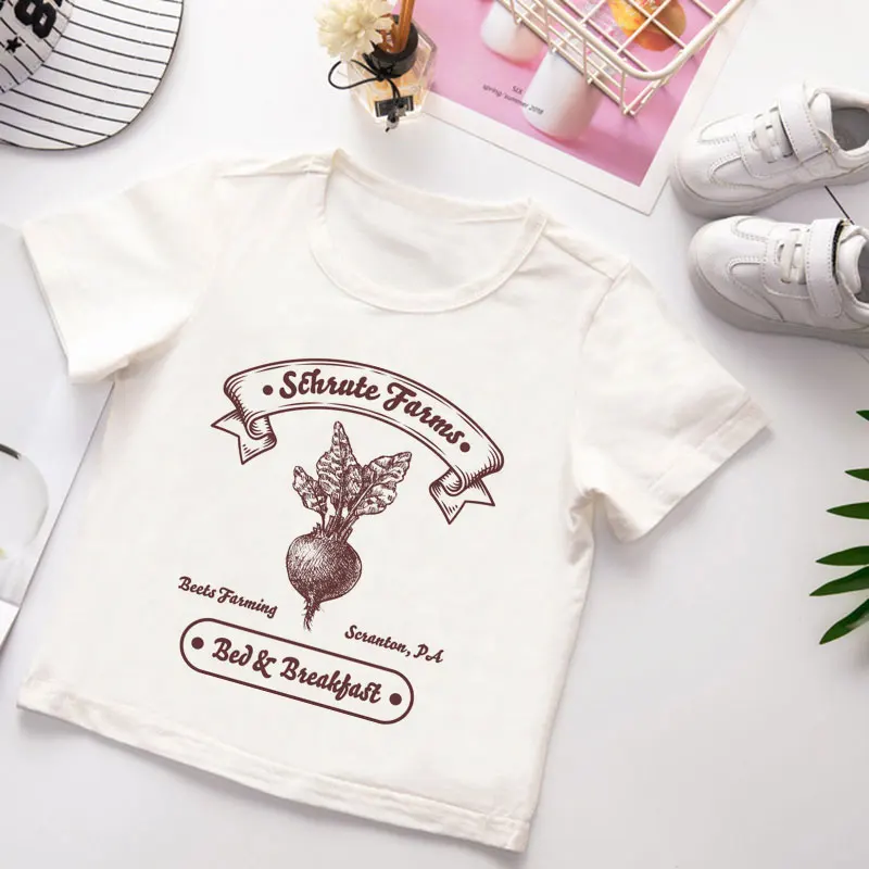 Jauns T-krekls Bērniem Smieklīgi Īsām Piedurknēm Karikatūra Redīsi Vienkārša Drukāšana Meitenes, T Krekls Gudrs Dizains Zēni Tshirts Baltas Drēbes Harajuku