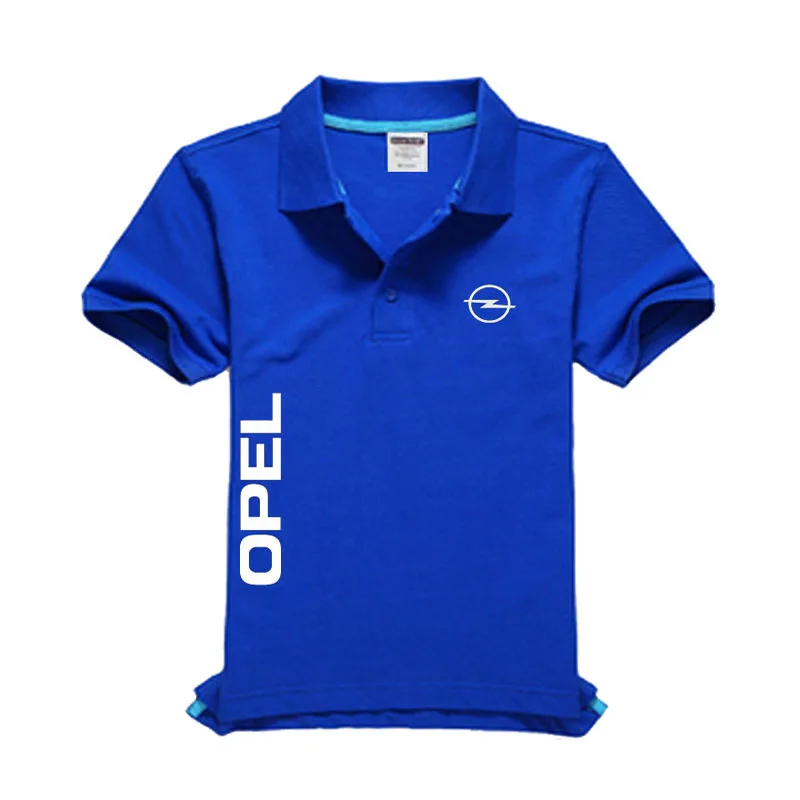 Jaunā Opel logo Vīriešu Polo Krekls Augstas Kvalitātes Vīriešu Kokvilnas ar Īsām Piedurknēm krekls Zīmoli svīteri