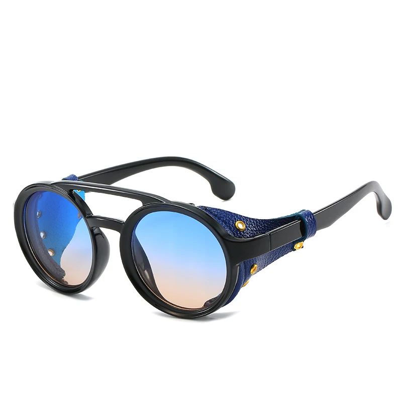 Jaunā ZĪMOLA DIZAINA Steampunk Modes Saulesbrilles Sieviešu, Vīriešu Kārtas Geek, Saules Brilles Vintage UV400 Sunglass Toņos gafas de sol