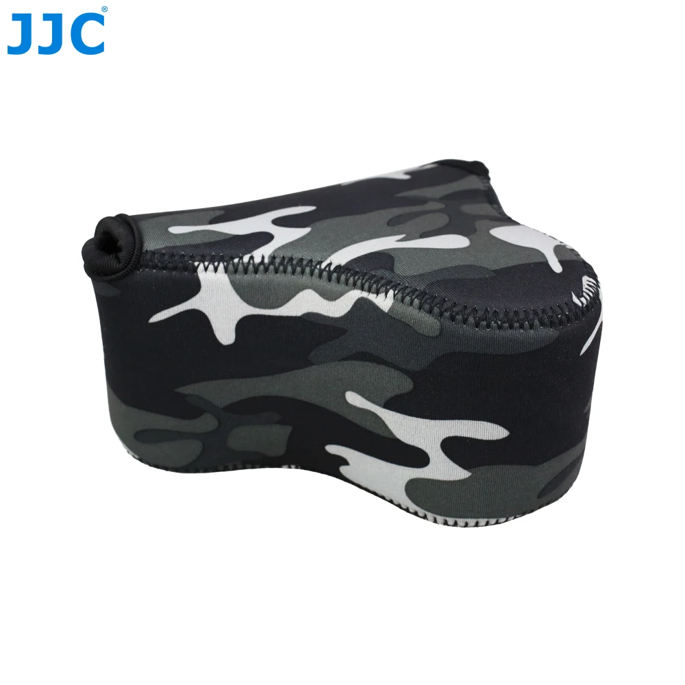 JJC Mīksto Mirrorless Kameras Soma Maziem Neoprēna Ūdensizturīgs Gadījumā Maisiņš Sony A6100 A6600 A6500 A6300 A6000 Canon M10 X G3 SX520