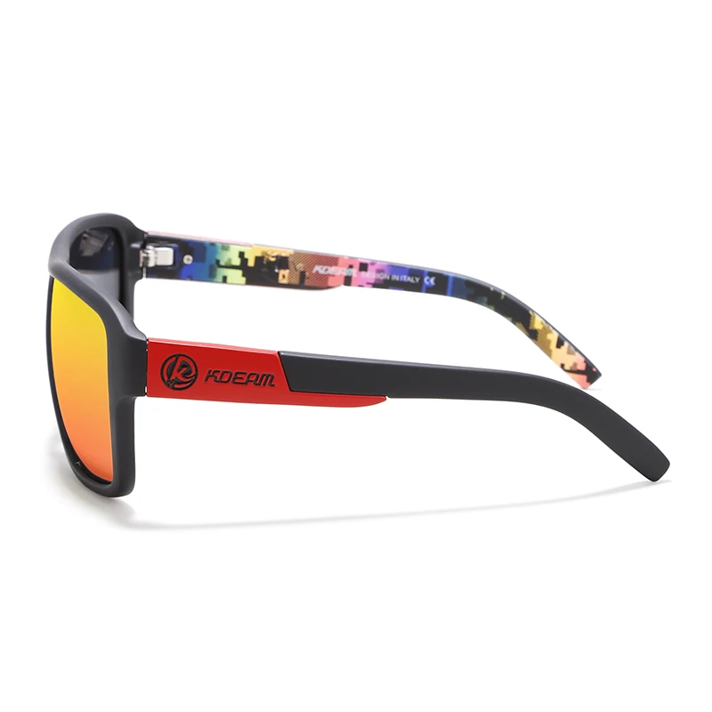KDEAM Polaroid Aizsargbrilles Vīriešu Sporta brilles Ar Cietā lietā Laukumā Saulesbrilles sieviešu Zīmola Vadītāja Polarizētās Brilles Āra KD520