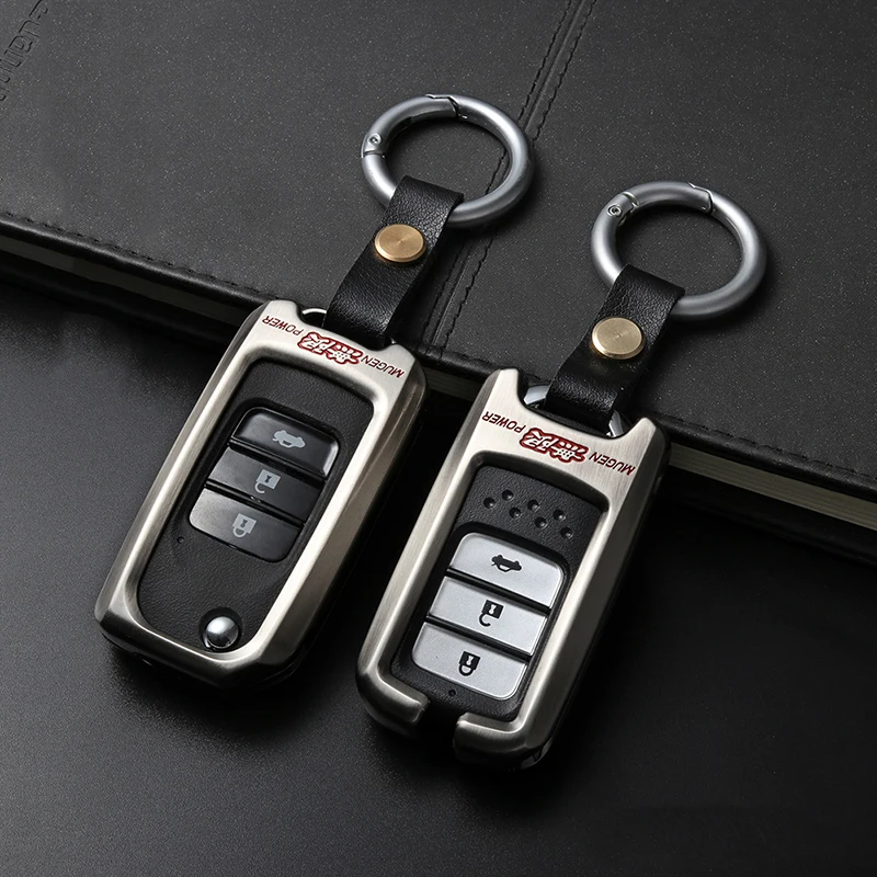 Keychain Cinka sakausējuma Auto Atslēgu Gadījumā, Honda Fit Džeza Accord, Civic CR-V XRV Pilots