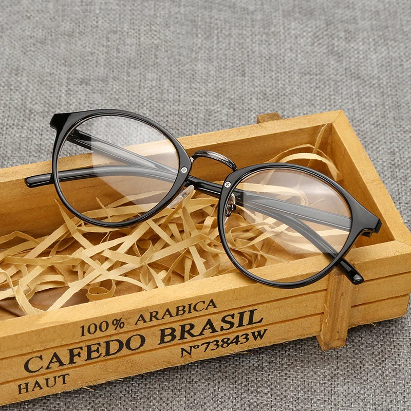 Klasiskā Retro Apaļas Brilles Vīrieši Sievietes Ultra Light Tuvredzība Brilles Gatavo -1 -1.5 -2 -2.5 -3 -3.5 -4 -4.5 -5 -6