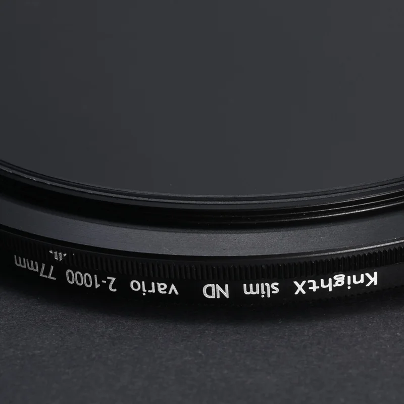 KnightX ND2, lai ND1000 Fader Variable ND filtru, Regulējamu canon nikon 49mm 52mm 55mm 58mm 62mm 67 mm 72mm 77mm piederumi