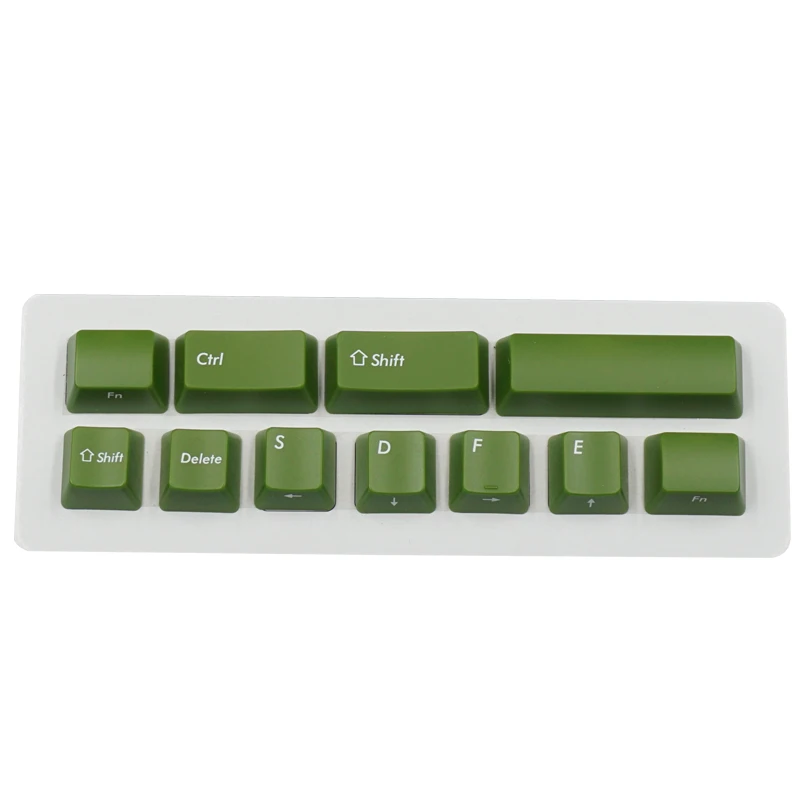 Krāsains ABS Keycaps par Filco Minila Mehāniskā tastatūra 11 taustiņš caps 2 FN ESDF CTRL SHIFT Keycaps par FFBT67MC EB