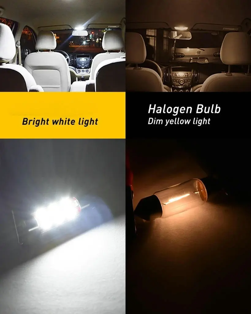 LED Interjera Auto Lukturi Par Hyundai galloper 2 jk01 genesis coupe getz tb hečbeks, auto piederumi, lampas, spuldzes bez kļūdām