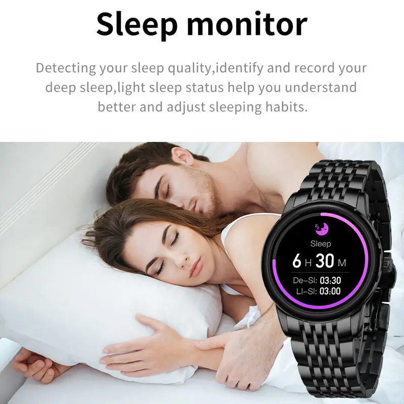 LIGE Jaunu Smart Skatīties Vīrieši smartwatch Sporta Fitnesa Tracker Full Circle Touch Screen Reloj Inteligente Android, IOS