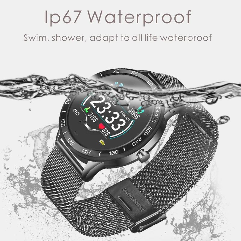 LIGE Smart pulksteņi Ūdensizturīgs Sporta iphone tālruņa Smart skatīties Sirdsdarbības ātruma Monitors, asinsspiediena Funkcijas, Sieviešu, vīriešu, bērnu