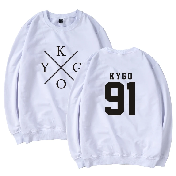LUCKYFRIDAYF Kygo 91 drukāt hip hop modes sieviešu capless vīriešu sporta Krekls pelēkā vārna gadījuma o apkakli, garām Piedurknēm tracksuit džemperi, topi