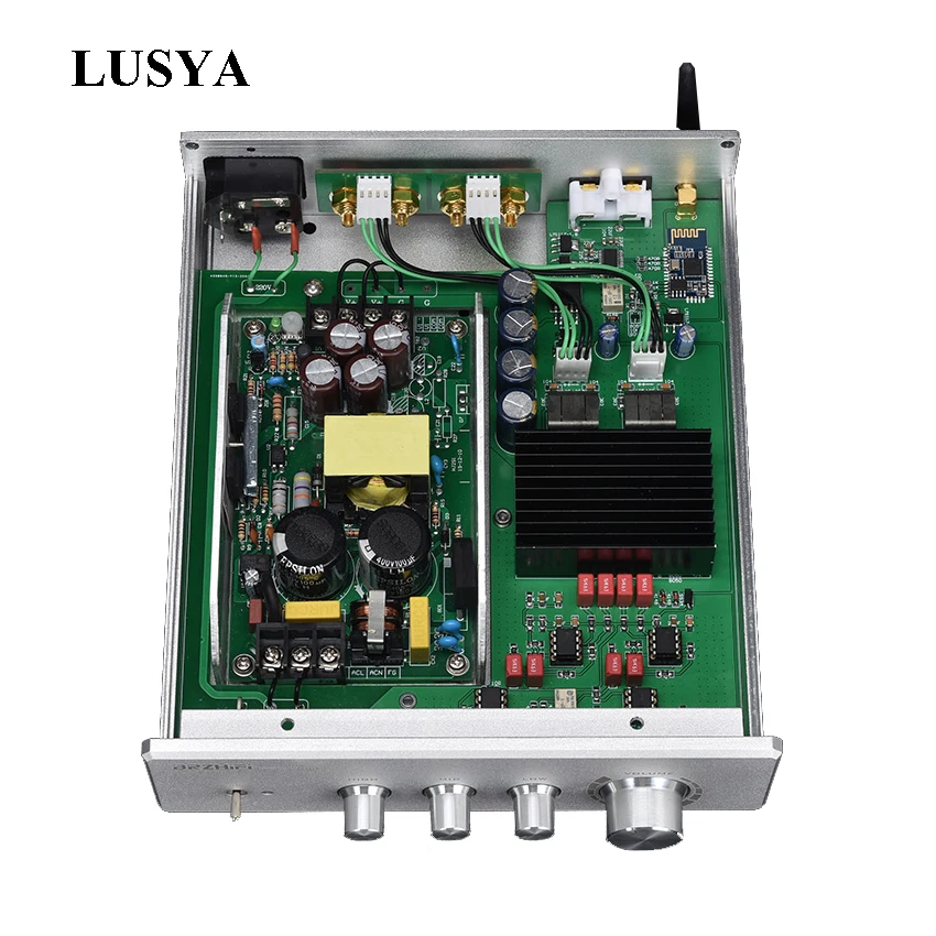 Lusya D Klases TPA3255 Bluetooth 5.0 Digitālo Pastiprinātāju 300W*2 Stereo HIFI QCC3003 Digitālo Jaudas Pastiprinātāju T1433