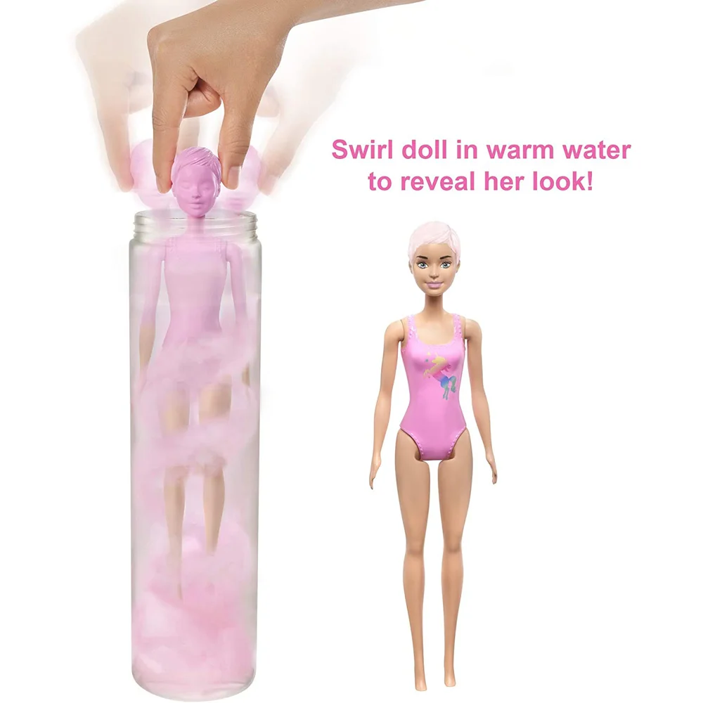 Matēts Dolll Barbie Pārsteigums Krāsa Mainās Blind kaste Neliels Lampa Caurules Saģērbt Princess Bērniem Rotaļlietas Meitenēm Dāvanu