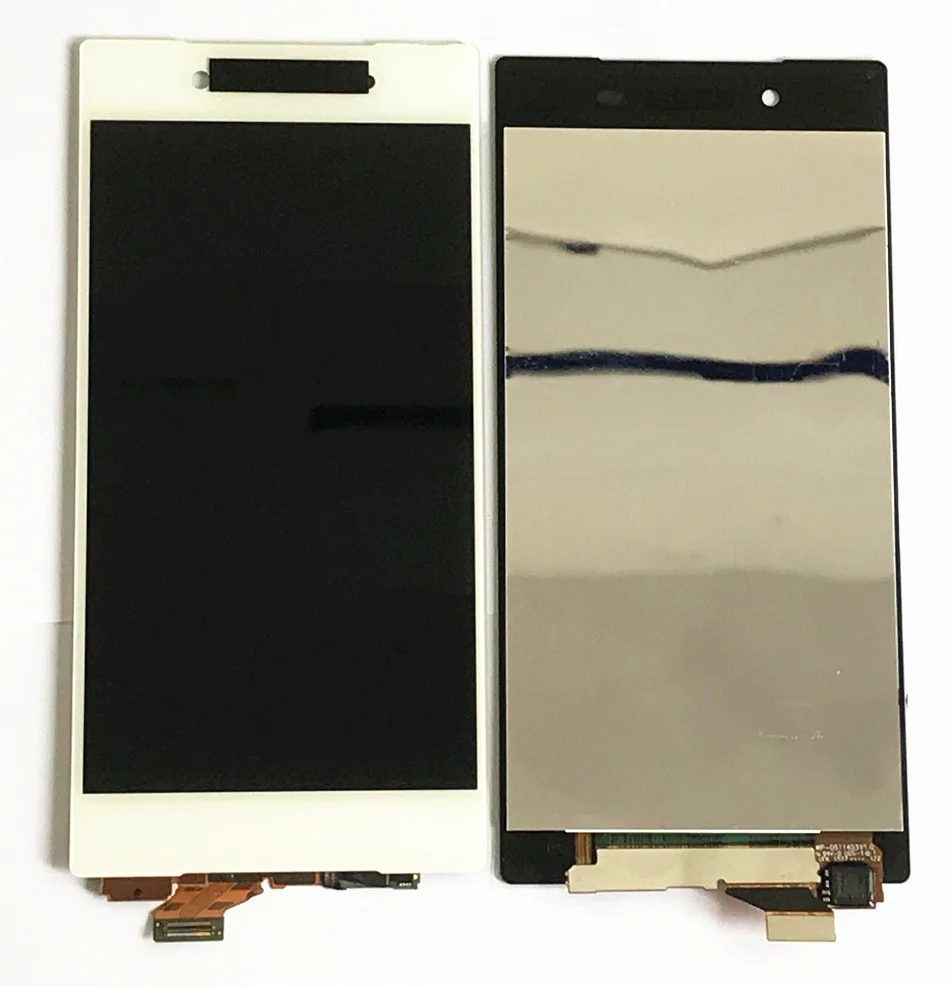 Melns/Balts Original LCD Sony Xperia Z5 E6603 E6633 E6653 E6683 LCD Displejs Digitizer Touch Screen Panelis Montāžas Detaļas