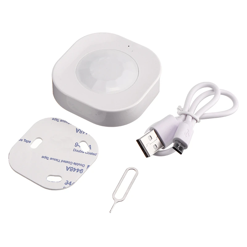 MoesHouse MS-SPS Smart WiFi bezvadu PIR Kustības Sensoru Cilvēku Detektori Infrasarkano Cilvēka Indukcijas Uztvērēju USB Uzlādes Versija