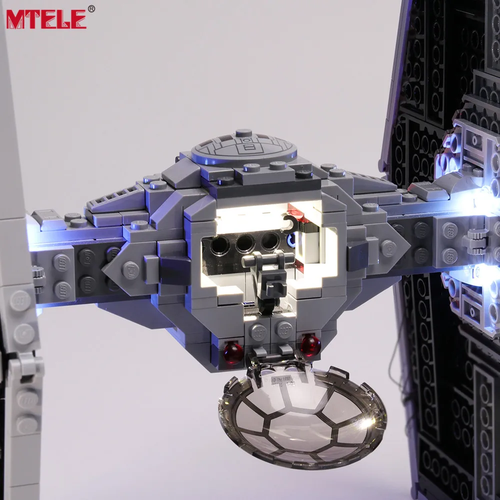 MTELE Zīmola LED Gaismas Up Komplekts Rotaļlieta Zvaigžņu karu Imperial TIE Fighter Compatile Ar 75211 (Nav iekļauts Modelis)
