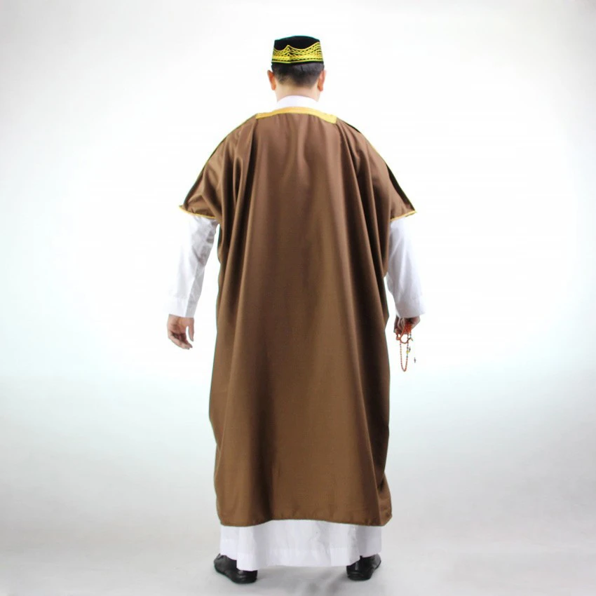 Musulmaņu Izšuvumi Bakalaura Islāma Apģērbu Vīriešiem, Kaftan Skatuves Runas Pakistāna Abaya Absolvēšanas Jubba Thobe Garš Mētelis Saūda Arābija