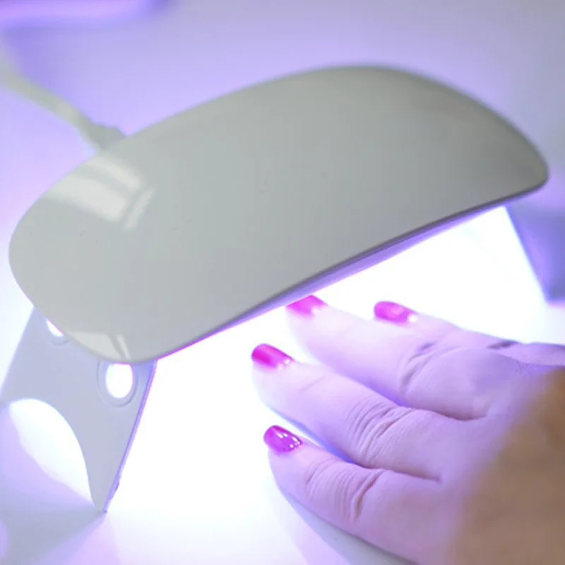 Mājas Lietošanai Mini 6W Nagu Žāvētājs Mašīna UV LED Lampas, Micro USB Kabelis Mājas Lietošanai Nagu UV Gēla Laku, Fēns 6 LED Lampas Nail Art Rīki