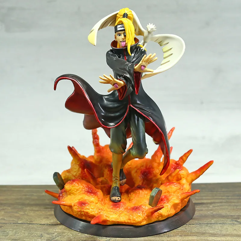 Naruto Shippuden Akatsuki Deidara Gk Statuja Kolekcionējamus Attēls Modeļa Rotaļlietu Brinquedos Figurals