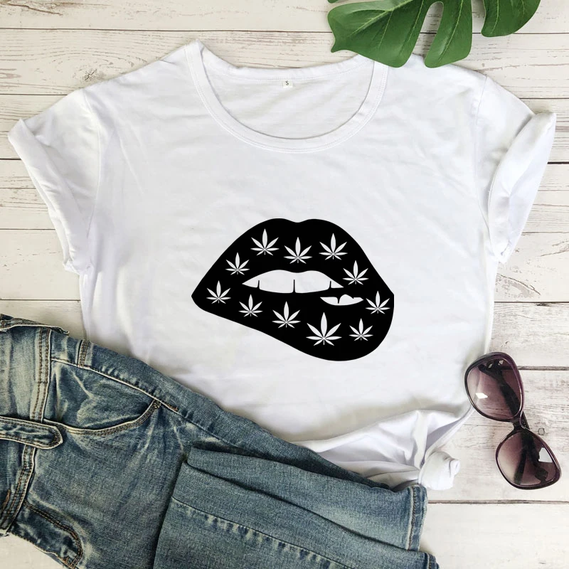 Nezāļu Nokošana Lūpām T-krekls Smieklīgi Vasaras Grafiskais Tee Krekls Top Moderns Sieviešu Īsām Piedurknēm Tumblr Hipster T Dropshipping