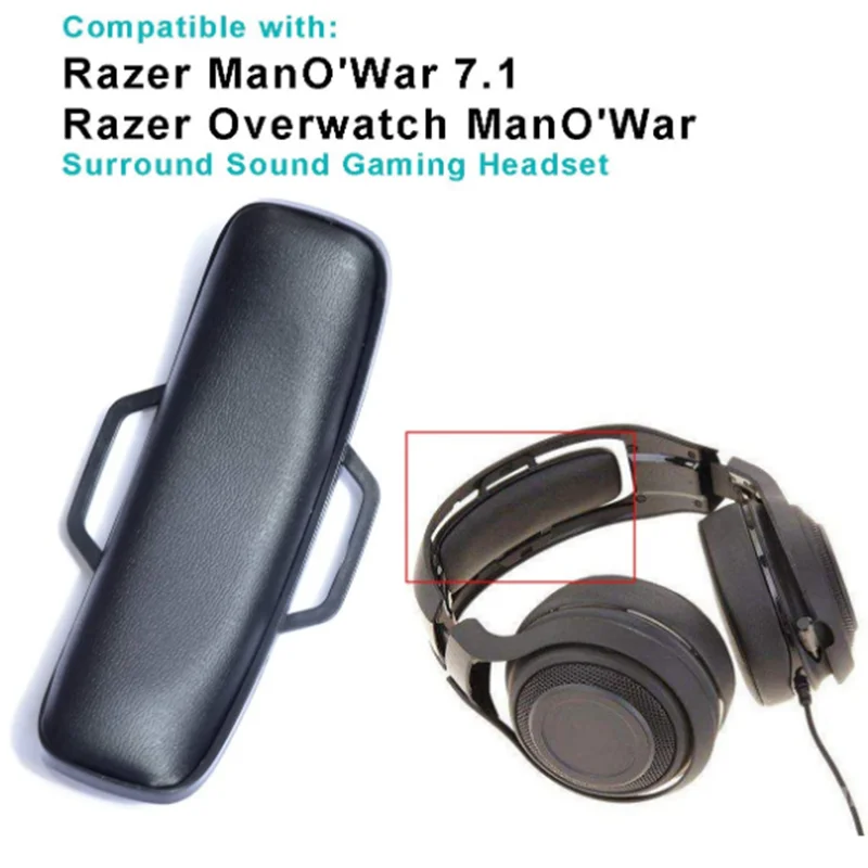 Nomaiņa Galvas Spilvenu Razer ManO'War 7.1. Razer Overwatch ManO'War Spēļu Austiņu Remonts Daļu Austiņu Galvas stīpa